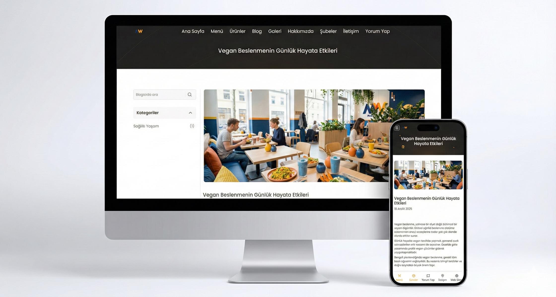 Vegan QR Web Sitesi görseli 1