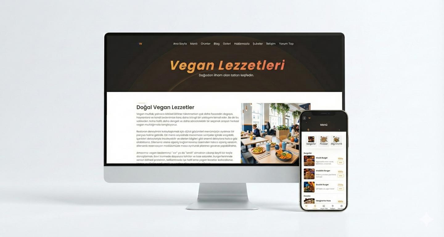 Vegan QR Web Sitesi – demo, özellikler ve fiyat